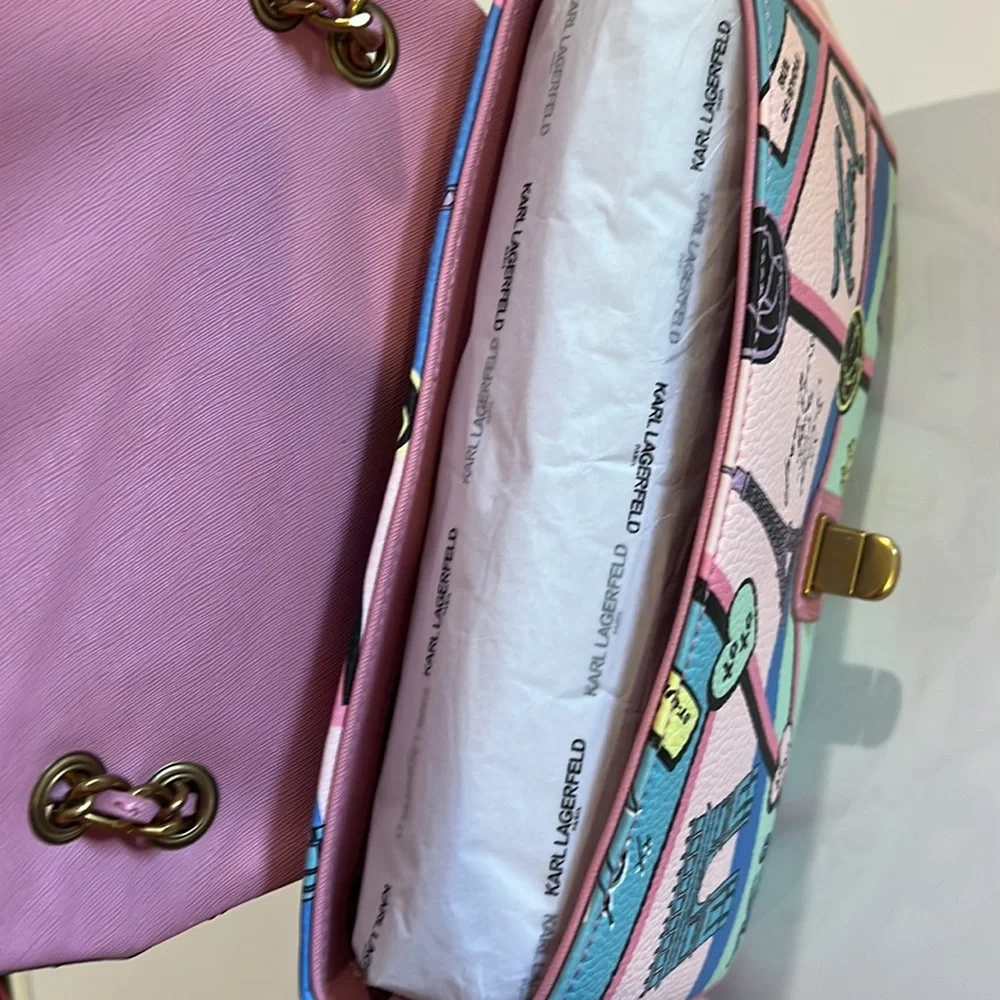 NWT Karl Lagerfeld Aguness Shoulder Bag - Picture 6 of 7